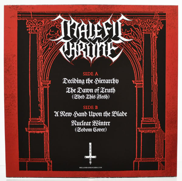 MALEFIC THRONE (PERDITION TEMPLE, MORBID ANGEL MEMBERS) S/T (12"LP)