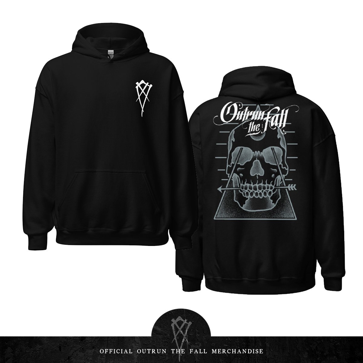 Image of Outrun The Fall | Biting The Bullet  Pull Over Hoodie