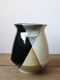 Image 1 of criss-cross vase, medium
