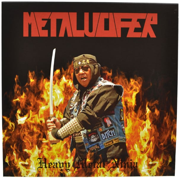 METAL LUCIFER - HEAVY METAL NINJA (WHITE/RED PINWHEELS VINYL)