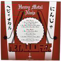 Image 5 of METAL LUCIFER - HEAVY METAL NINJA (WHITE/RED PINWHEELS VINYL)