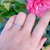 Image 4 of Moissanite Diamond Engagement/Wedding ring 