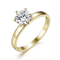 Image 1 of Moissanite Diamond Engagement/Wedding ring 