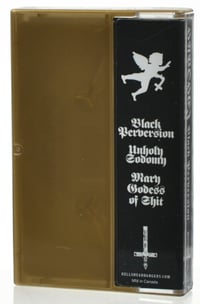 Image 4 of HAVOHEJ (PROFANATICA) - BLACK PERVERSION (CASSETTE TAPE)