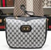 Image of "RARE" Vtg. Gucci Blue Monogram Shoulder Bag