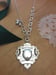 Image of 3LU Oval Asymmetrical Chain necklace with Fob