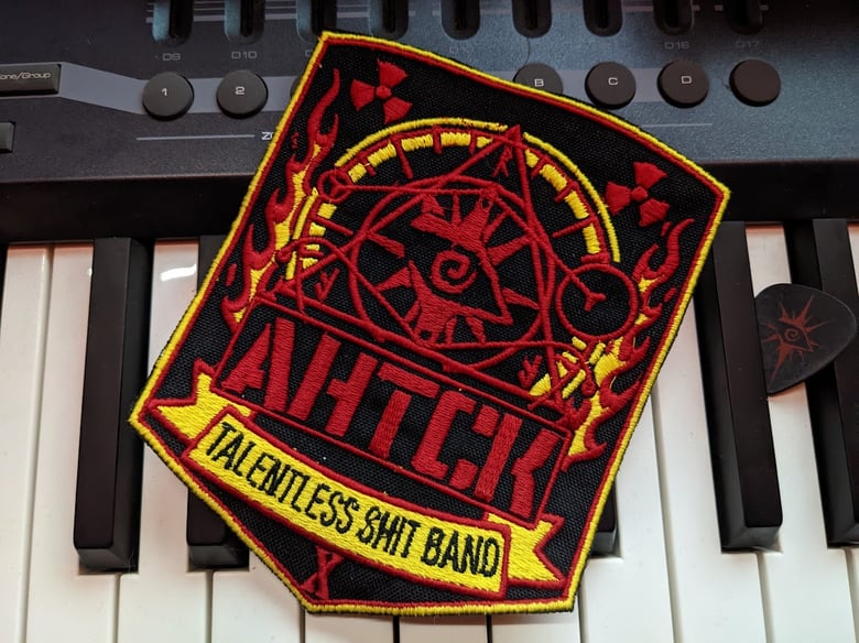 Image of Embroidered Talentless Shit Patch