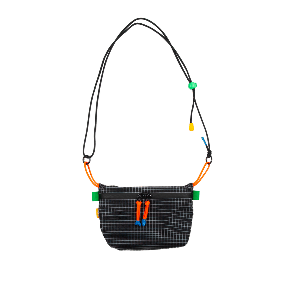 Image of Petite sacoche/Small satchel - Noir/Orange