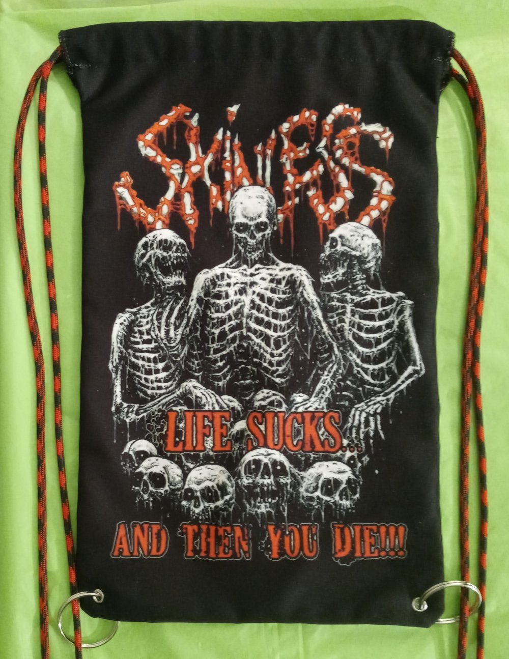 Skinless (band) Drawstring Bag