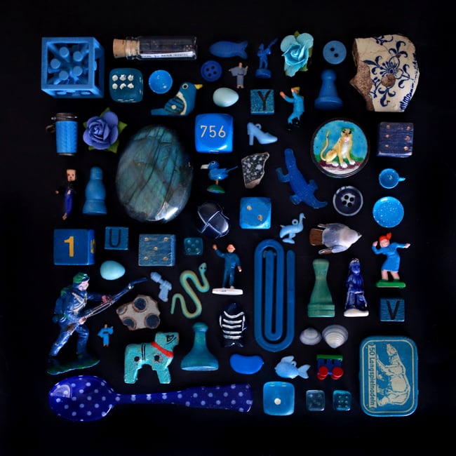 Color Flatlay Vinyl Stickers