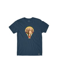 GIRL X COLONIALISM TEE - Navy Blue
