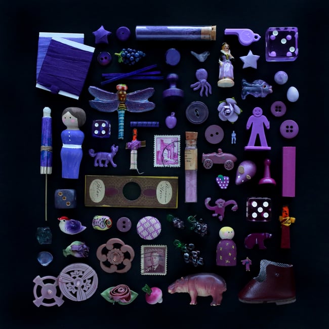 Color Flatlay Art Print