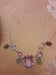 Image of Multi Colored Sterling Gemstone Necklace 3IY