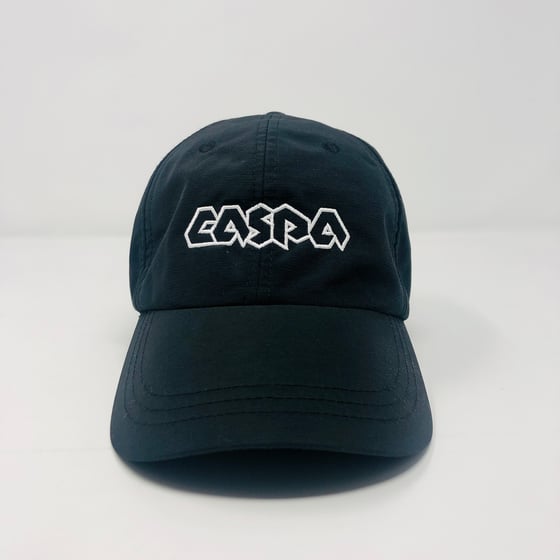 Image of Caspa Nylon Dad Hat [Black | Green | Light Grey]