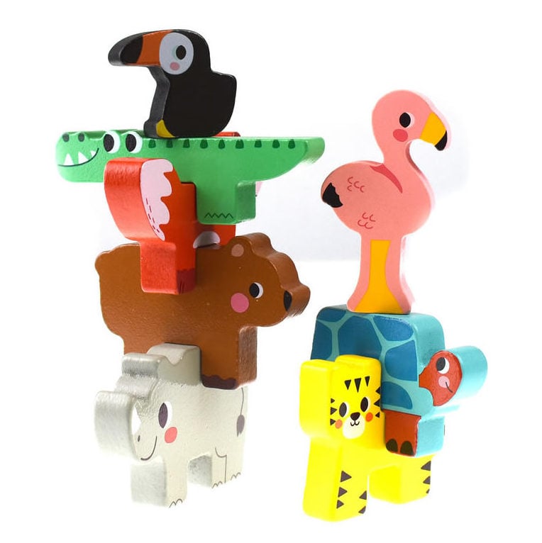 Stacking Animal Blocks | The Crafty Squirrel