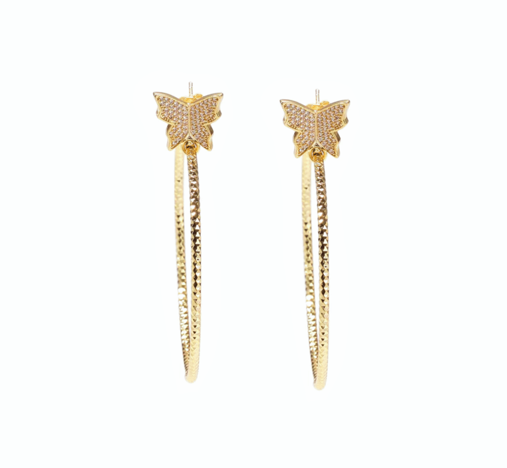 Image of BUTTERFLY HOOPS