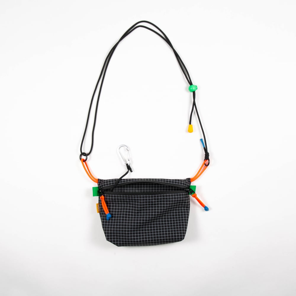 Image of Petite sacoche/Small satchel - Noir/Orange