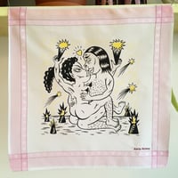 Image 1 of Silkscreen printed handkerchief