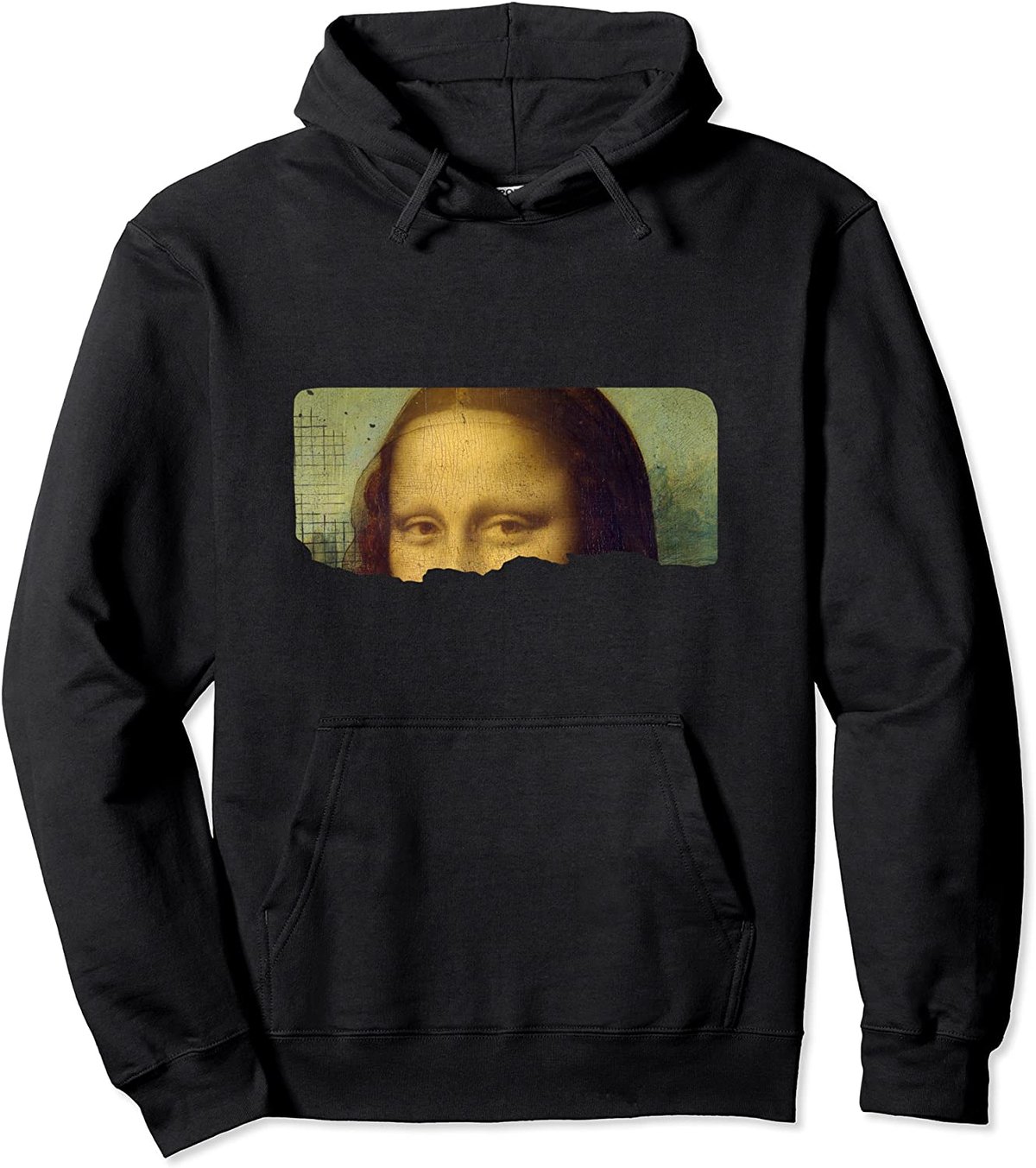 Image of Mona Lisa Eyes, Da Vinci Pullover Hoodie.