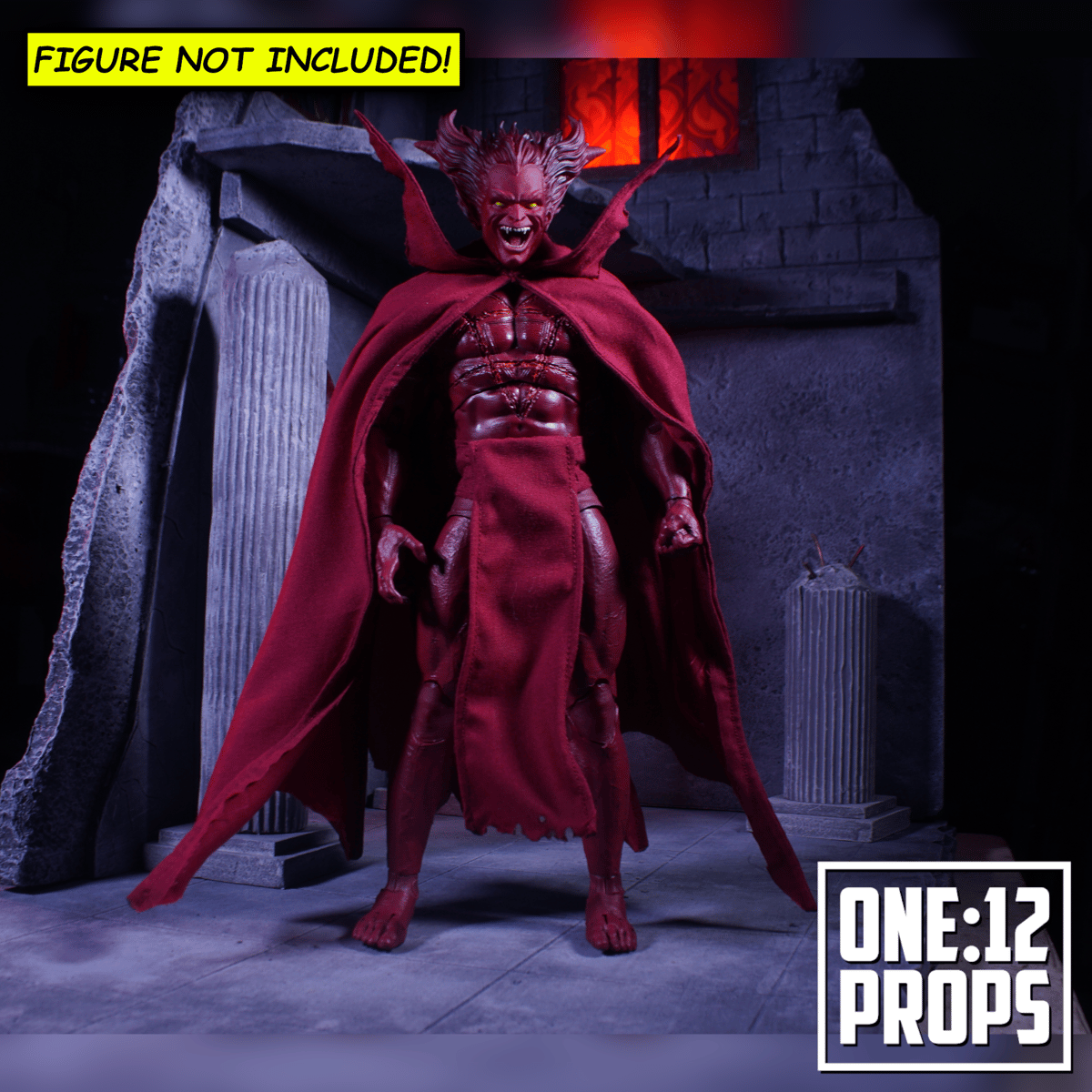 Custom The Red Devil Head V2 one12props - Main Image