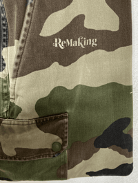 Image 5 of TOTE BAG UPCYCLING / CAMO / Tramé ECRU