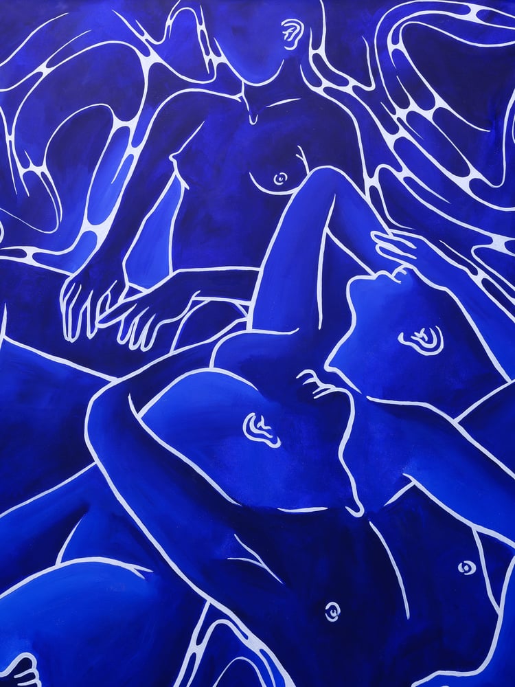 Image of Détail de la fresque 'Le réconfort'