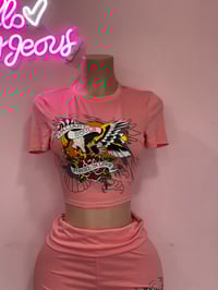 Image 3 of Hardy pink- pants set