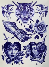 Print - Ballpoint Flash Sheet 8