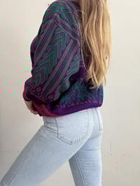 Image 4 of Vintage Purple oversized sweater // M 