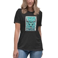 Image 7 of Women's Relaxed T-Shirt, Cowgirl tee, Western