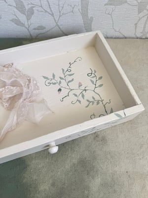 Image of Botanical painted drawer #2
