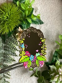 Image 2 of Hydrangea Mirror Enamel Pin