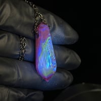 Image 6 of Crystal Pendant 3 - UV Psychedelic Pink
