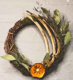 Image of Deer Rib Wreath