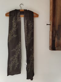 Image 1 of Larix • Hemp scarf brown