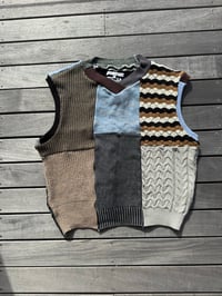 Image 1 of RECYCLED PATCHWORK VEST 4