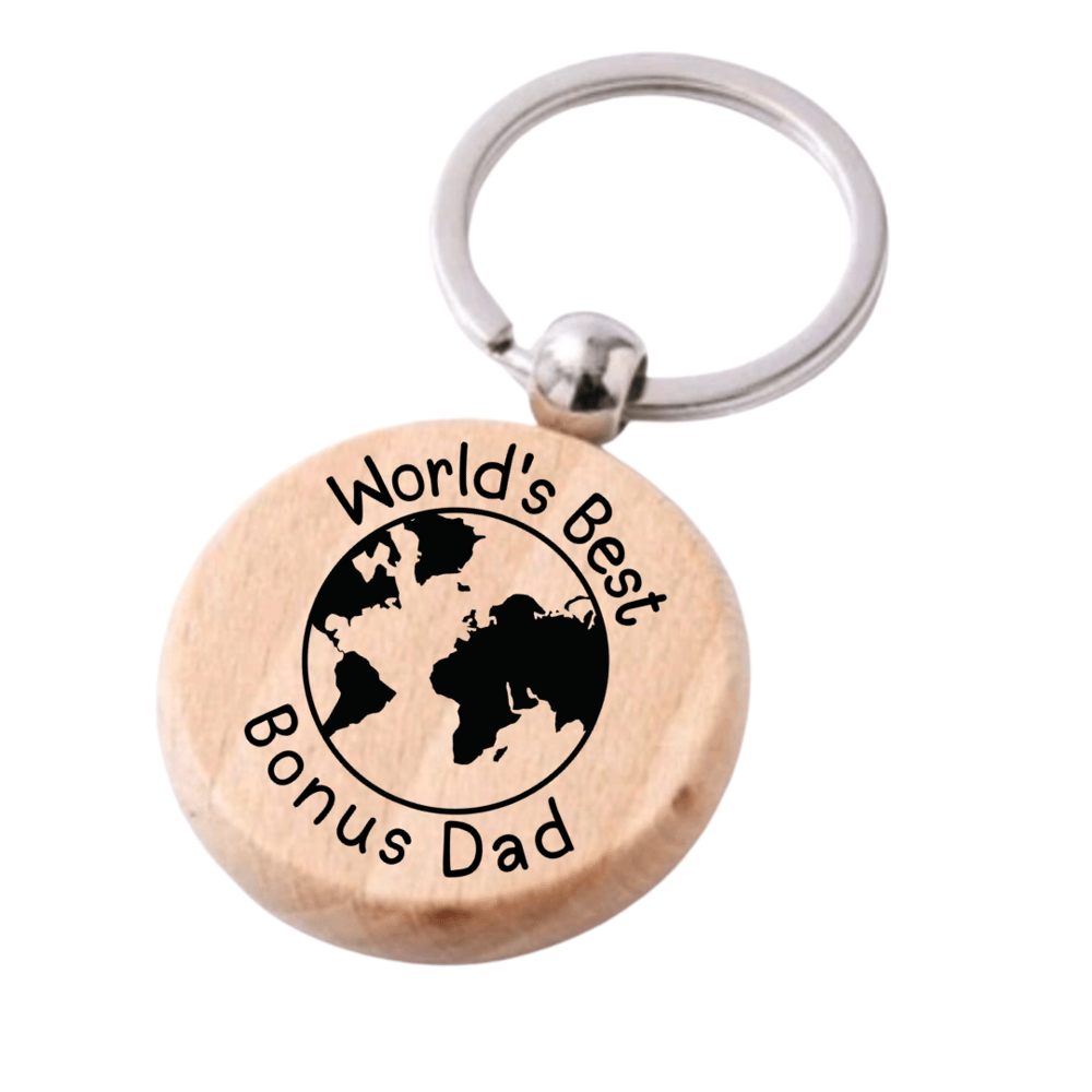 KEYRING: Worlds Best Dad, Daddy, Bonus Dad
