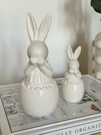 Image 2 of Ceramic Bunny in Egg 