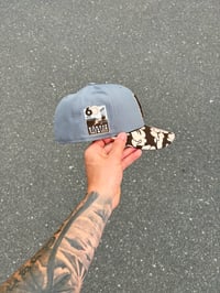 Image 4 of  MULTI TONE STORM PEACH OOS ANGELES DODGERS CUSTOM FITTED CAP