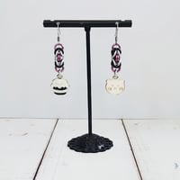 Image 3 of Mismatched Honey Bear Earrings 