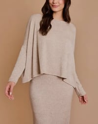 Image 3 of boat neck skirt set 