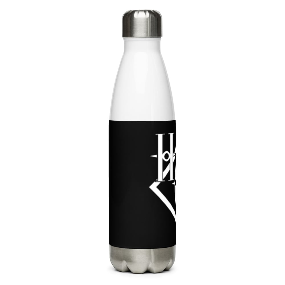 Acronym logo stainless steel water bottle