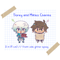 Image 2 of 2" Sorey and Mikleo Tales of Zestiria Charms 