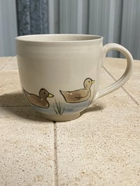 Image 2 of Duck Decorated Stoneware Mug