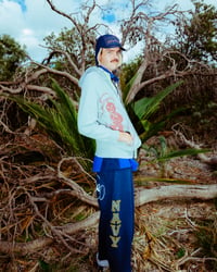 Image 8 of VTG NAVY UPCYCLED SWEATPANTS (XL-3XL)