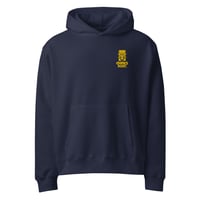 Image 5 of CortesNYC Essential Hoodie – Gold Iconic Logo