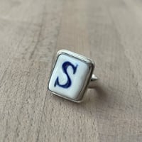 Image 2 of "S" Letter ring - O1/2