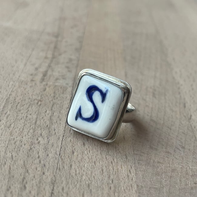 "S" Letter ring - O1/2