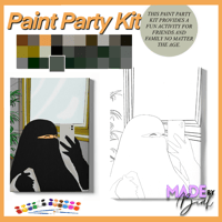 Image 1 of Niqabi Mami paint party kit