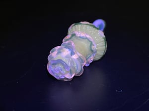 Image of Aqua UV swirl Mushroom Pendant 